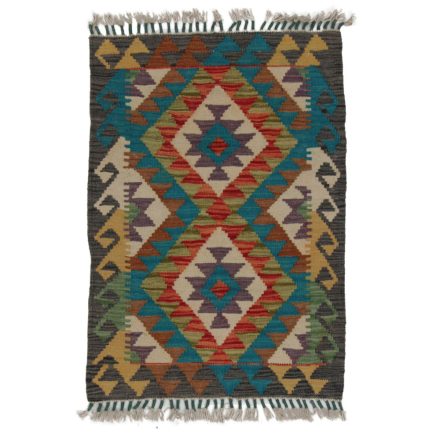 Koberec Kilim Chobi 85x60 ručně tkaný afghánský kilim z vlny