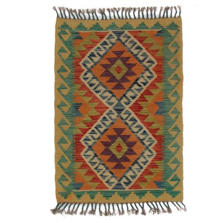 Koberec Kilim Chobi 80x62 ručně tkaný afghánský kilim z vlny