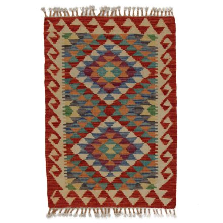 Koberec Kilim Chobi 62x89 ručně tkaný afghánský kilim z vlny