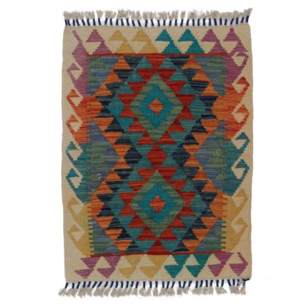 Koberec Kilim Chobi 64x83 ručně tkaný afghánský kilim z vlny