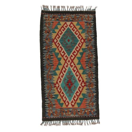 Koberec Kelim Chobi 59x111 ručně tkaný afghánský kilim z vlny