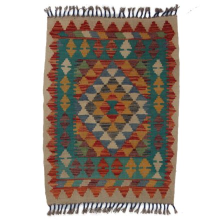 Koberec Kilim Chobi 85x64 ručně tkaný afghánský kilim z vlny