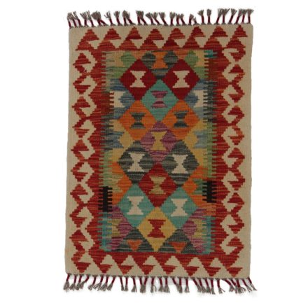 Koberec Kelim Chobi 82x60 ručně tkaný afghánský kilim z vlny