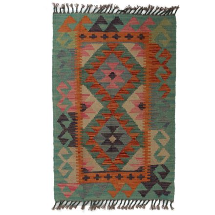 Koberec Kilim Chobi 91x61 ručně tkaný afghánský kilim z vlny