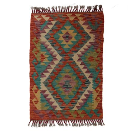 Koberec Kelim Chobi 92x63 ručně tkaný afghánský kilim z vlny