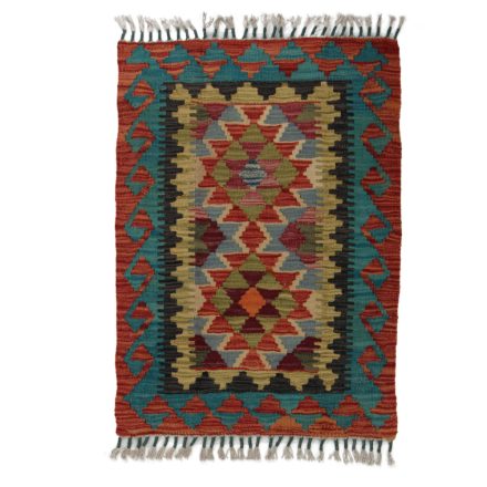 Koberec Kilim Chobi 86x62 ručně tkaný afghánský kilim z vlny