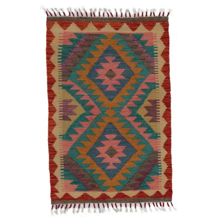 Koberec Kilim Chobi 62x91 ručně tkaný afghánský kilim z vlny