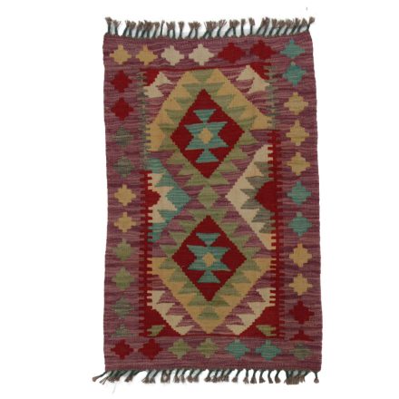 Koberec Kelim Chobi 58x90 ručně tkaný afghánský kilim z vlny