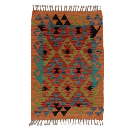 Koberec Kilim Chobi 88x60 ručně tkaný afghánský kilim z vlny