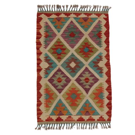 Koberec Kelim Chobi 64x95 ručně tkaný afghánský kilim z vlny