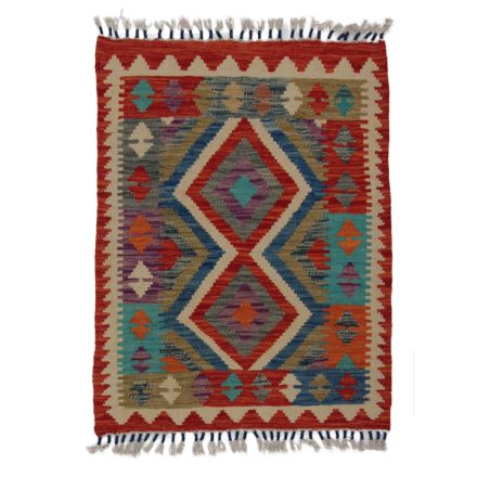 Koberec Kilim Chobi 68x89 ručně tkaný afghánský kilim z vlny