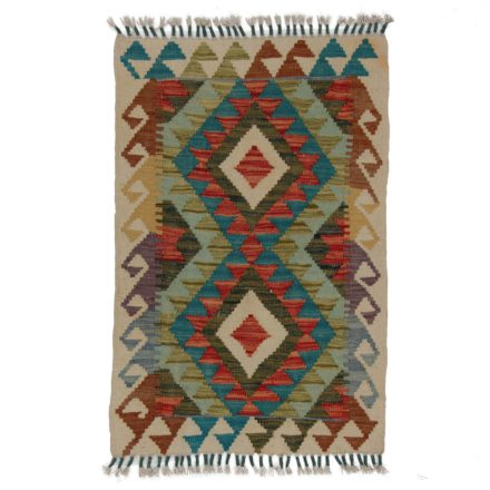 Koberec Kilim Chobi 59x88 ručně tkaný afghánský kilim z vlny