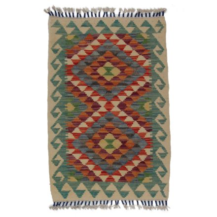 Koberec Kilim Chobi 60x88 ručně tkaný afghánský kilim z vlny