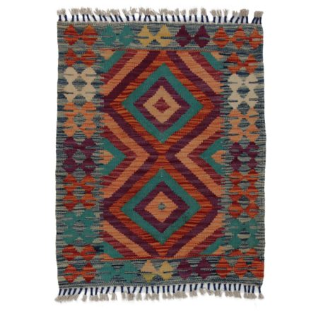 Koberec Kilim Chobi 70x87 ručně tkaný afghánský kilim z vlny