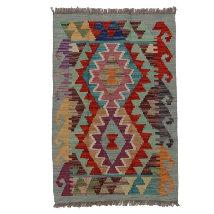 Koberec Kilim Chobi 90x61 ručně tkaný afghánský kilim z vlny