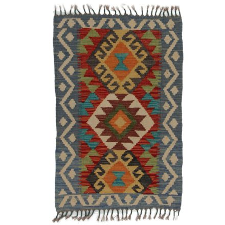 Koberec Kilim Chobi 90x60 ručně tkaný afghánský kilim z vlny