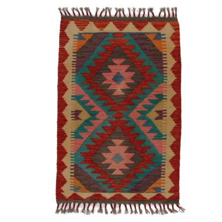 Koberec Kelim Chobi 95x64 ručně tkaný afghánský kilim z vlny