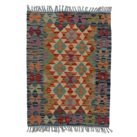 Koberec Kilim Chobi 90x66 ručně tkaný afghánský kilim z vlny