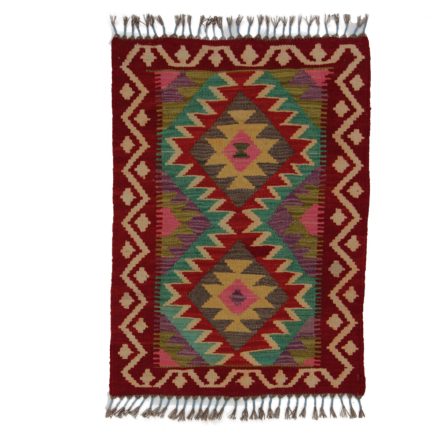 Koberec Kilim Chobi 85x60 ručně tkaný afghánský kilim z vlny