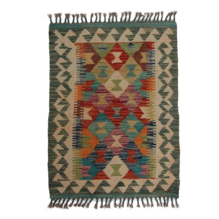 Koberec Kilim Chobi 85x60 ručně tkaný afghánský kilim z vlny