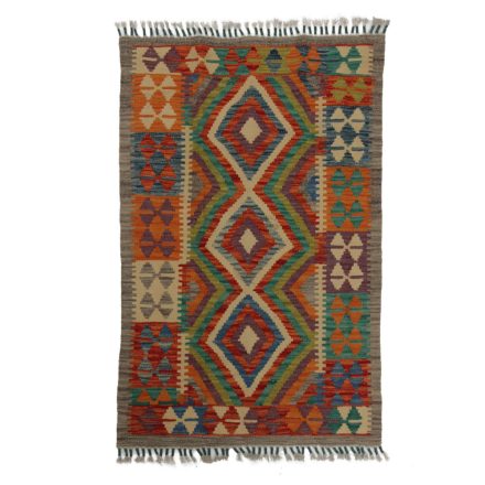 Koberec Kilim Chobi 78x118 ručně tkaný afghánský kilim z vlny