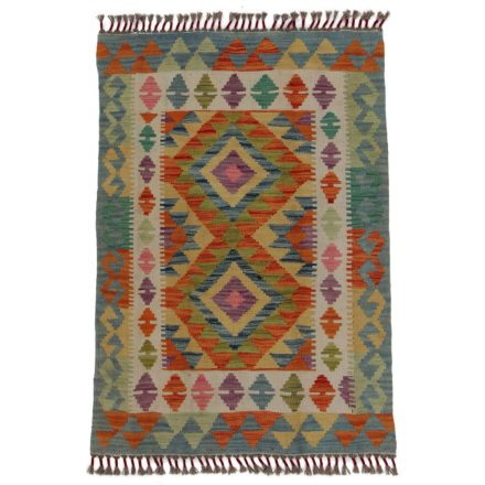 Koberec Kilim Chobi 118x84 ručně tkaný afghánský kilim z vlny