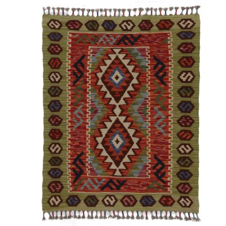 Koberec Kilim Chobi 114x90 ručně tkaný afghánský kilim z vlny