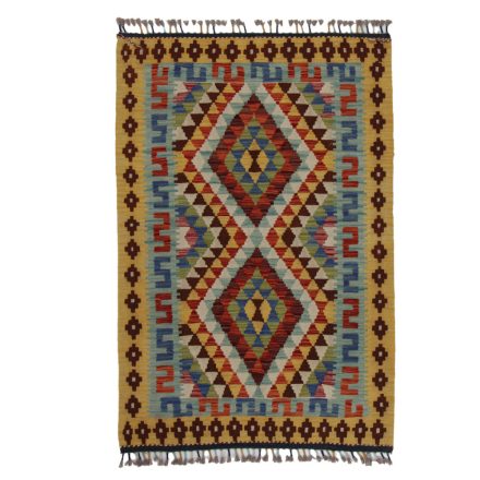 Koberec Kilim Chobi 150x100 ručně tkaný afghánský kilim z vlny