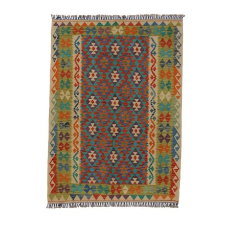 Koberec Kilim Chobi 153x207 ručně tkaný afghánský kilim z vlny