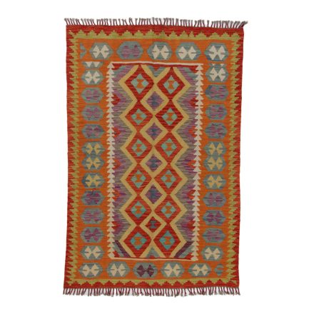 Koberec Kilim Chobi 129x194 ručně tkaný afghánský kilim z vlny