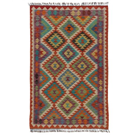 Koberec Kilim Chobi 187x123 ručně tkaný afghánský kilim z vlny