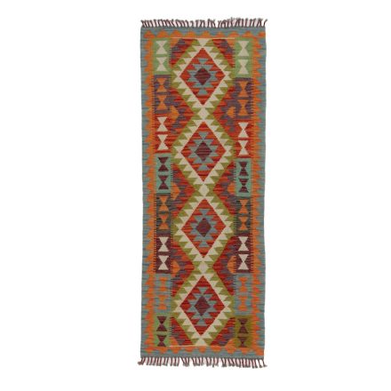 Koberec Kilim Chobi 75x198 ručně tkaný afghánský kilim z vlny