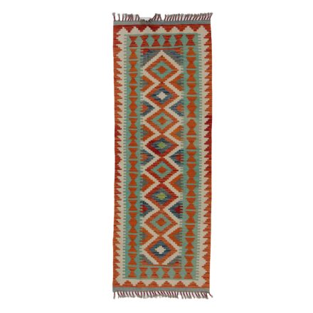 Koberec Kilim Chobi 72x200 ručně tkaný afghánský kilim z vlny