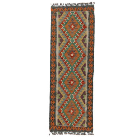 Koberec Kilim Chobi 73x210 ručně tkaný afghánský kilim z vlny