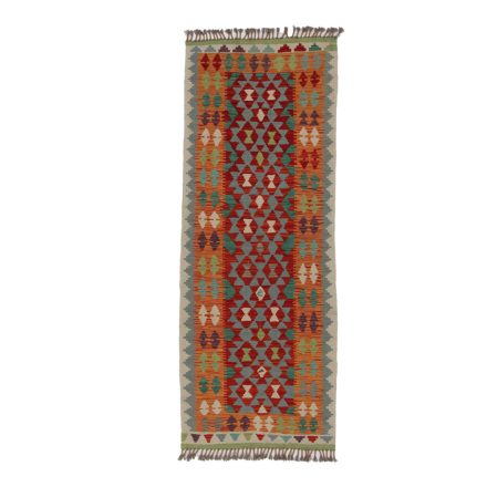 Koberec Kilim Chobi 73x193 ručně tkaný afghánský kilim z vlny