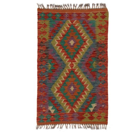 Koberec Kelim Chobi 62x102 ručně tkaný afghánský kilim z vlny