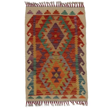 Koberec Kilim Chobi 63x98 ručně tkaný afghánský kilim z vlny