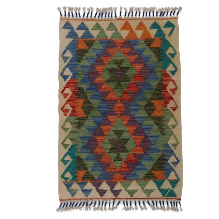 Koberec Kelim Chobi 61x89 ručně tkaný afghánský kilim z vlny