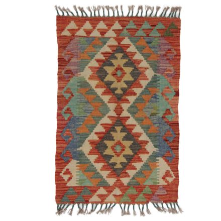 Koberec Kilim Chobi 91x60 ručně tkaný afghánský kilim z vlny