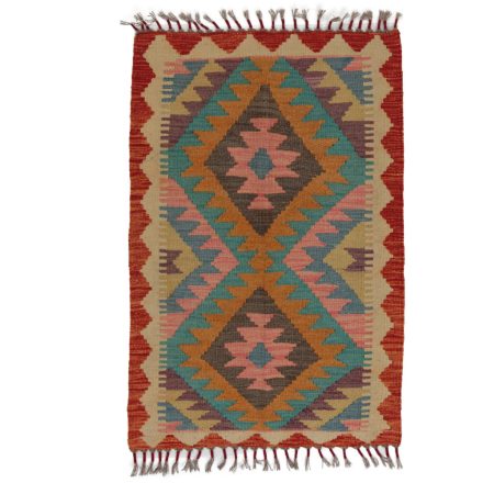 Koberec Kilim Chobi 94x63 ručně tkaný afghánský kilim z vlny