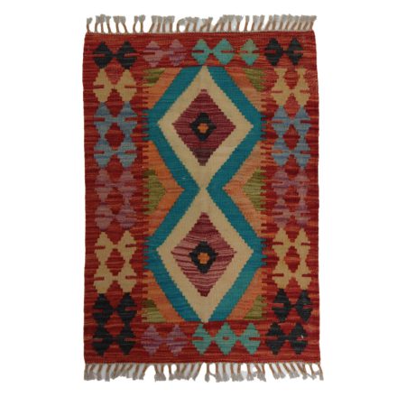 Koberec Kelim Chobi 88x64 ručně tkaný afghánský kilim z vlny