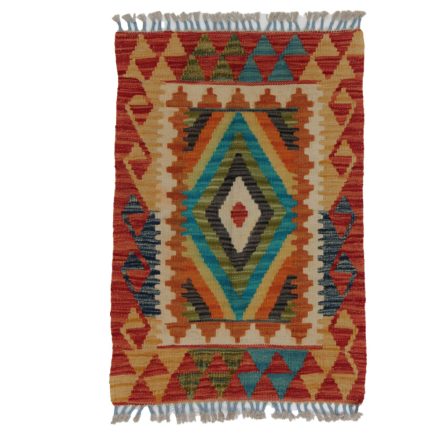 Koberec Kilim Chobi 85x59 ručně tkaný afghánský kilim z vlny