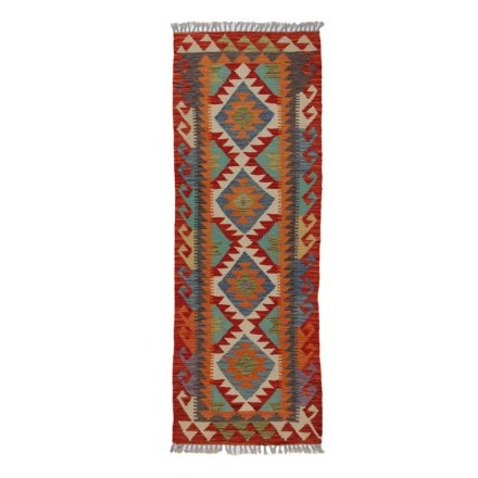 Koberec Kilim Chobi 69x195 ručně tkaný afghánský kilim z vlny