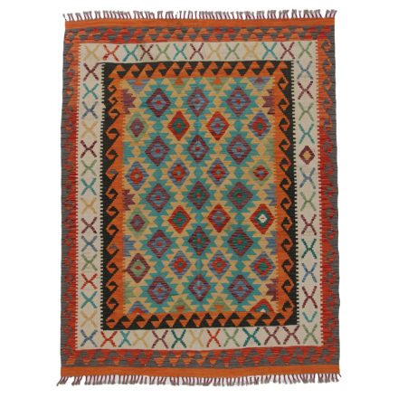 Koberec Kilim Chobi 198x158 ručně tkaný afghánský kilim z vlny