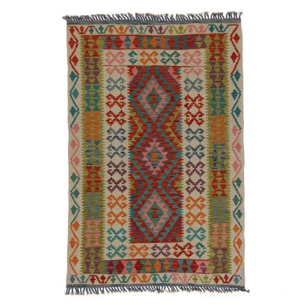 Koberec Kilim Chobi 121x182 ručně tkaný afghánský kilim z vlny