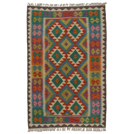 Koberec Kilim Chobi 185x133 ručně tkaný afghánský kilim z vlny