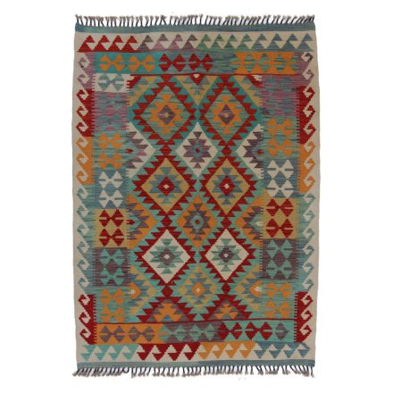 Koberec Kilim Chobi 127x175 ručně tkaný afghánský kilim z vlny