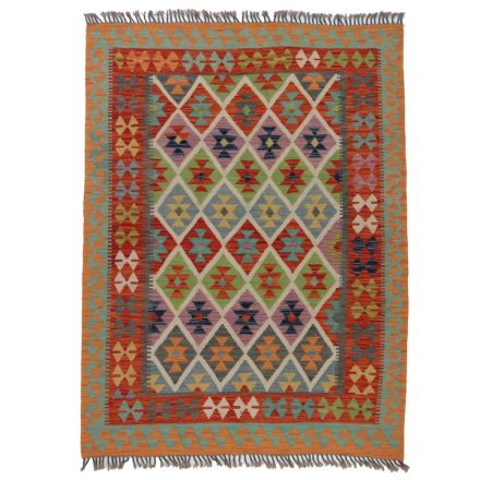 Koberec Kilim Chobi 195x150 ručně tkaný afghánský kilim z vlny