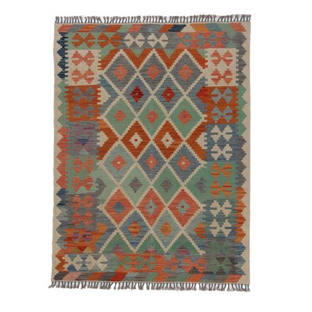 Koberec Kilim Chobi 199x149 ručně tkaný afghánský kilim z vlny