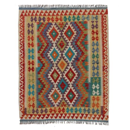 Koberec Kilim Chobi 194x158 ručně tkaný afghánský kilim z vlny